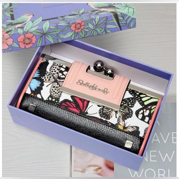 🦋🦋Women Wallet Leather Large Capacity Long Wallet, with 10-card slots and clips - Picture 3 of 5